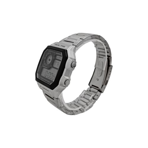 Reloj digital con textura para hombre