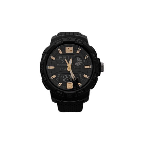 Reloj digital con textura para hombre