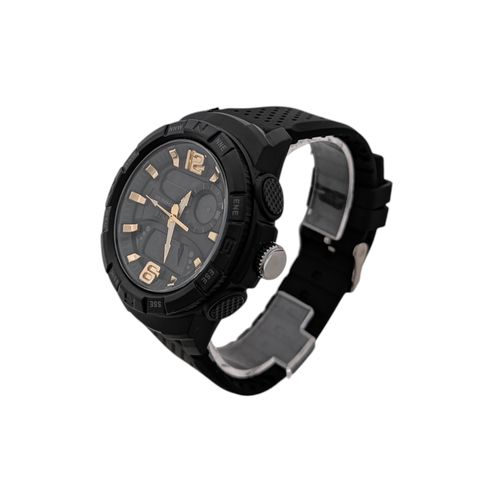 Reloj digital con textura para hombre