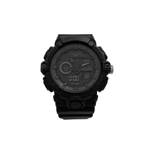 Reloj digital con textura para hombre