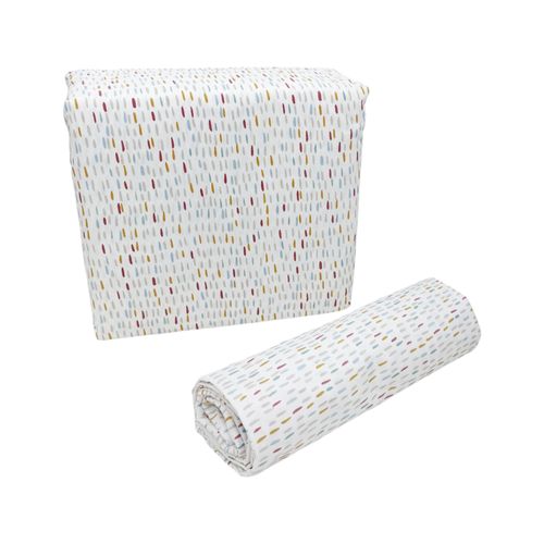 Set de 3pzs de sábanas Twin estampado multicolor