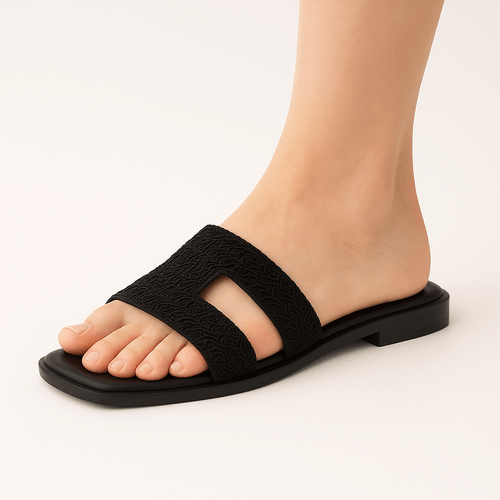 Sandalias negras para mujer