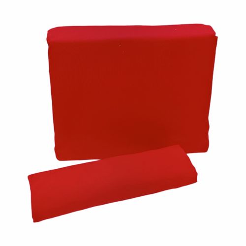 Set  3pzs sábanas Twin rojo sólido
