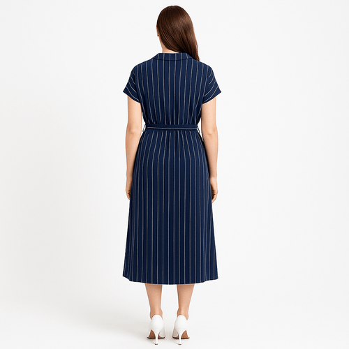 Vestido rayado para mujer