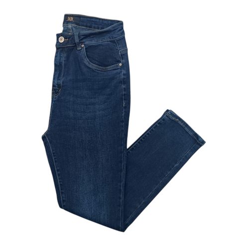 Skinny jeans curvy sólido para mujer