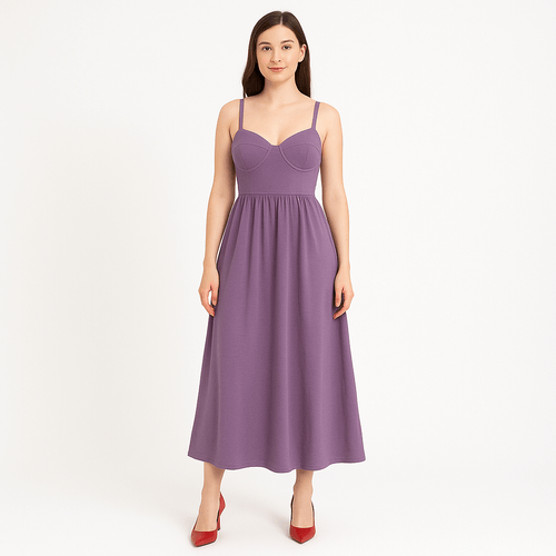 Vestido sólido para mujer