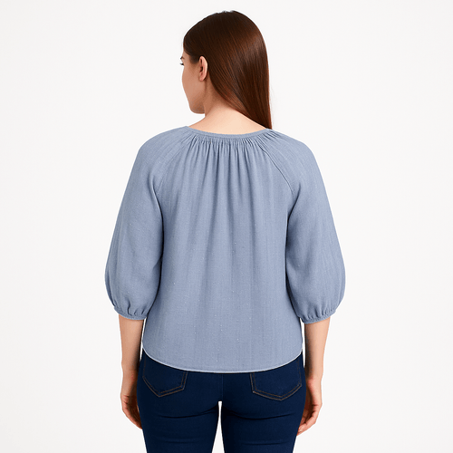 Blusa con textura para mujer