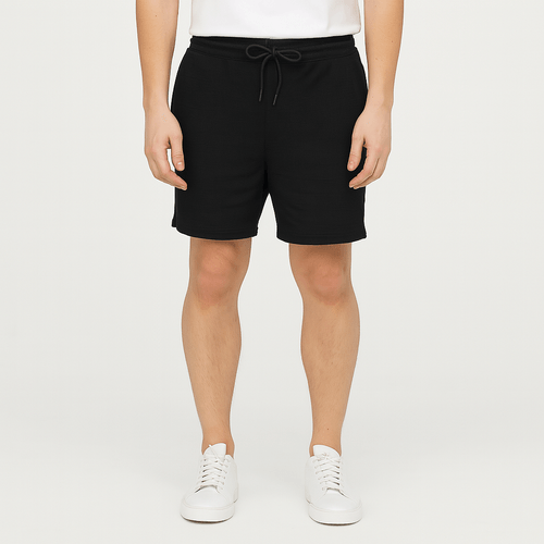 Short negra para caballero