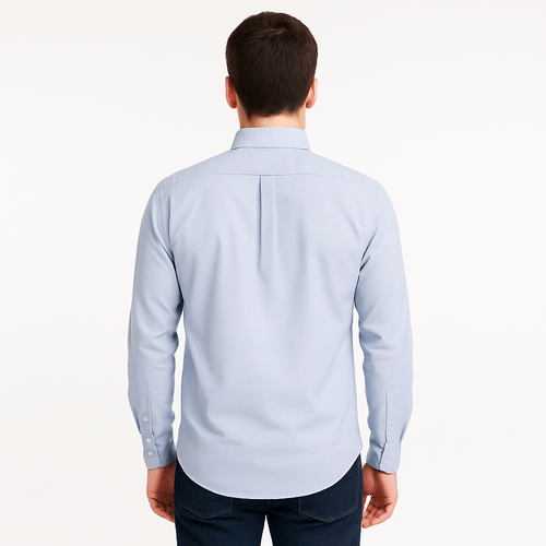 Camisa formal lila para hombre