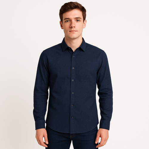 Camisa navy para hombre