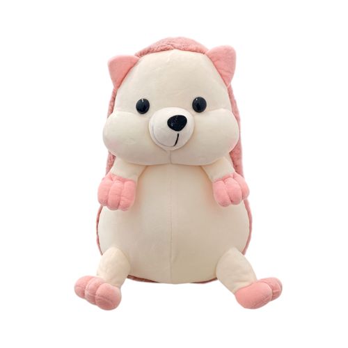 Peluche de erizo rosa