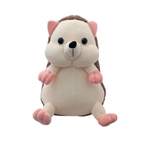 Peluche de erizo bicolor