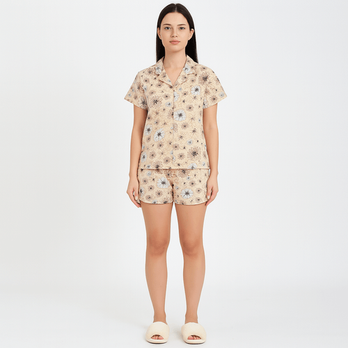 Pijama café para mujer