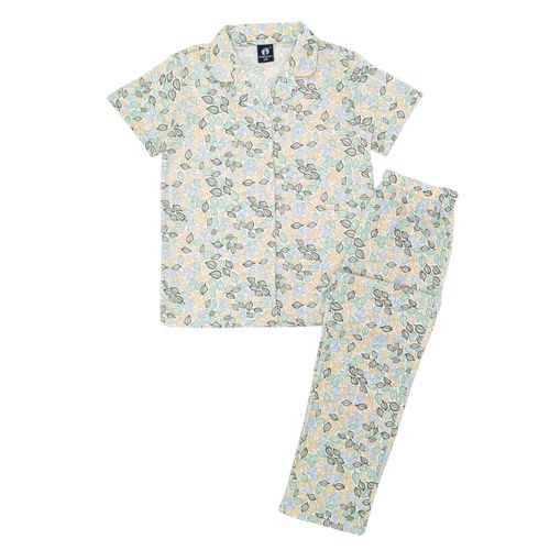 Pijama de pantalón verde para mujer
