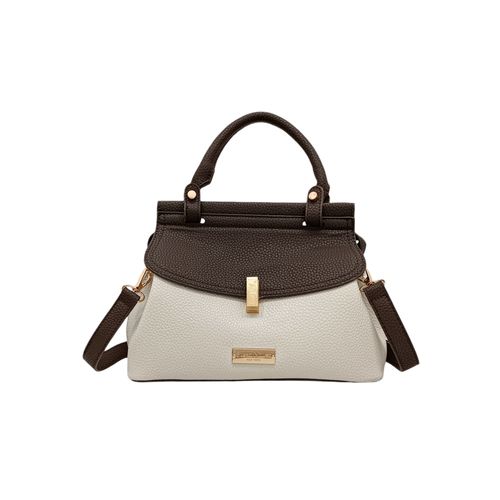 Cartera satchel sólido para mujer