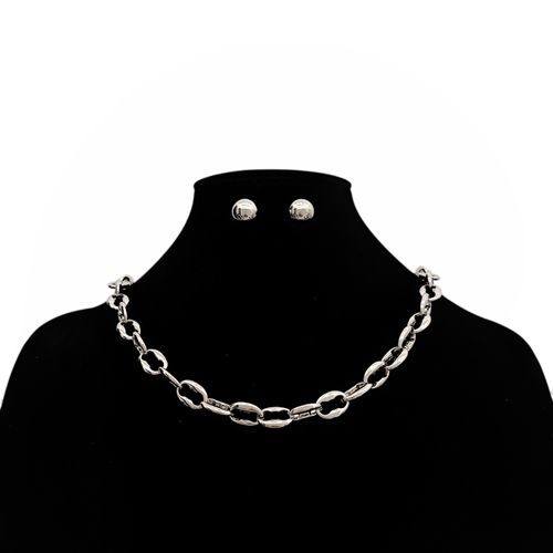 Set de collar y aretes para mujer