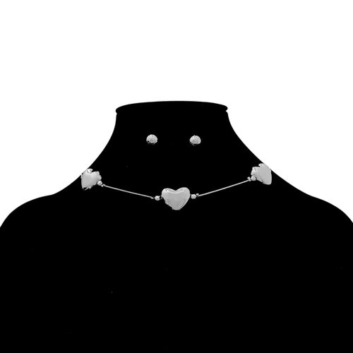 Set de collar y aretes para mujer
