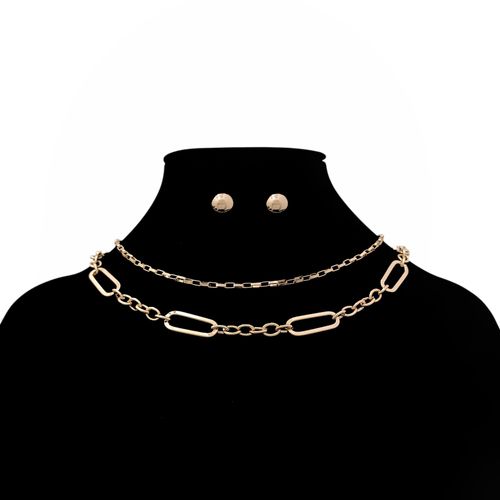 Set de collar y aretes para mujer