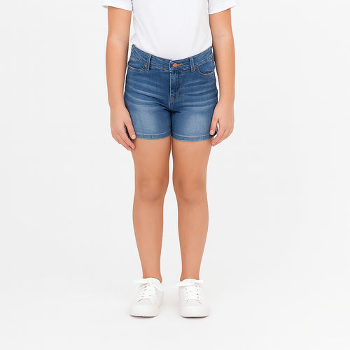 Short lavado para niña