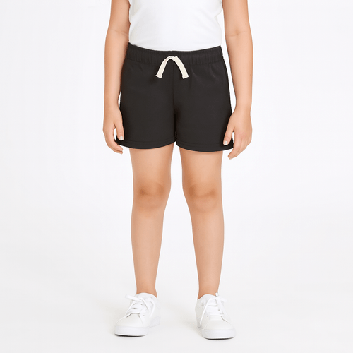 Short negro sólido para niña