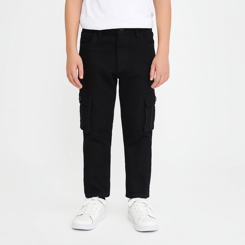 Cargo jeans slim fit negro