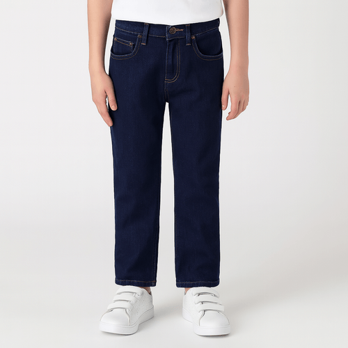 Slim jeans azul oscuro para niño