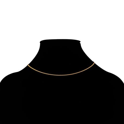 Collar dorado con textura para mujer