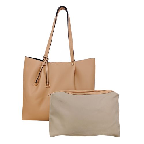 Set de cartera tote sólida para mujer