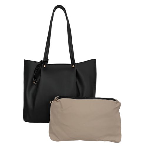 Set de cartera tote sólida para mujer