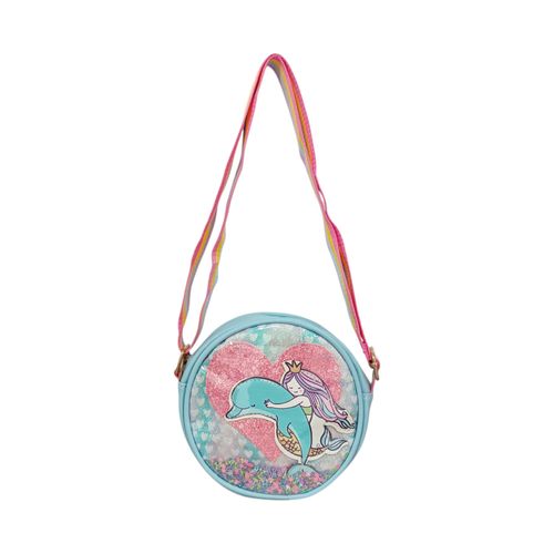 Cartera infantil celeste