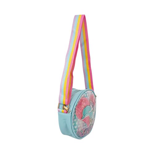 Cartera infantil celeste