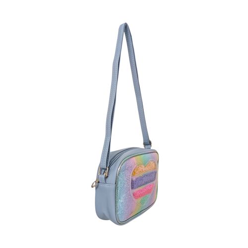 Cartera infantil celeste