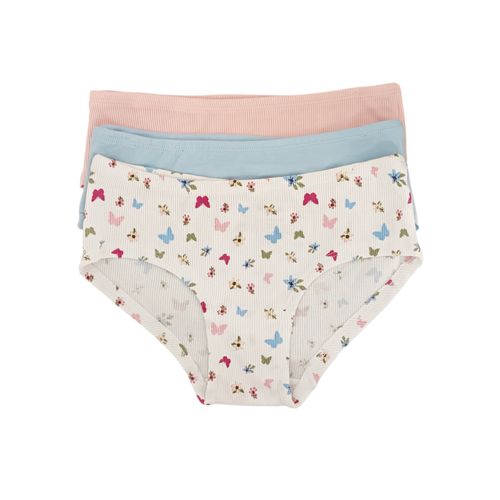 Set de 3 panties estampadas para niña