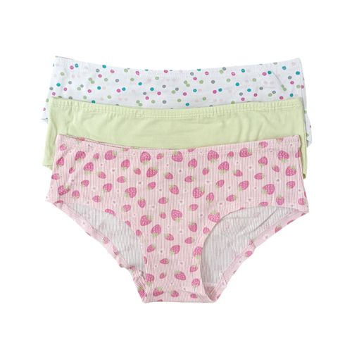 Set de panties multicolor  para niña