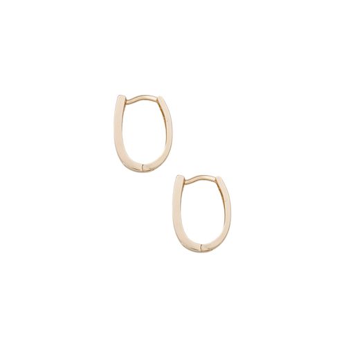Argollas doradas con textura para mujer