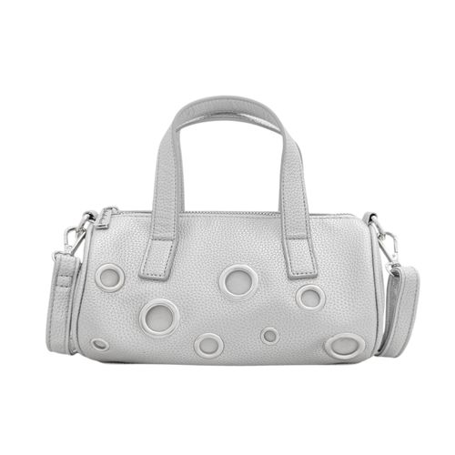 Bolso plateado para mujer