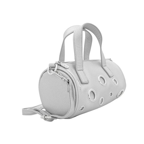 Bolso plateado para mujer