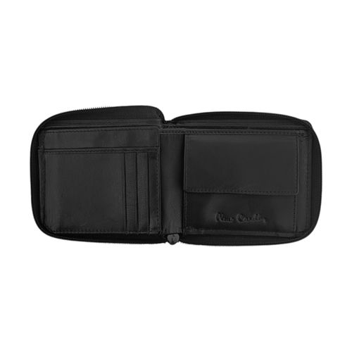 Billetera bifold negro para hombre