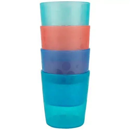 Set de 4 vasos coloridos