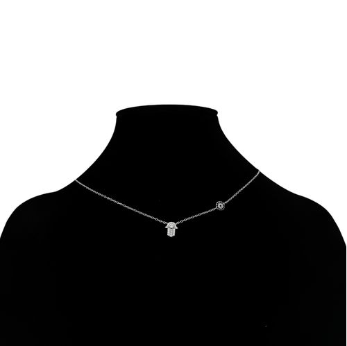 Cadena con textura para mujer