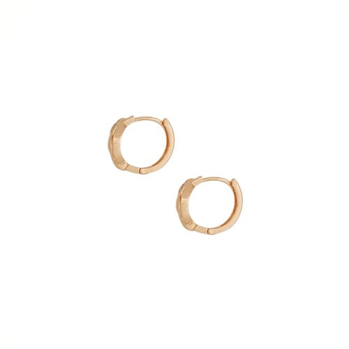 Aritos con textura para mujer