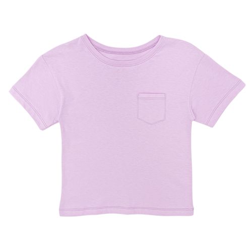 Camiseta lila para niña