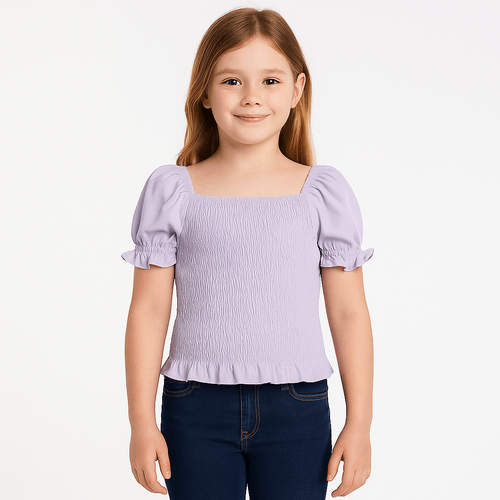 Blusa lila con textura