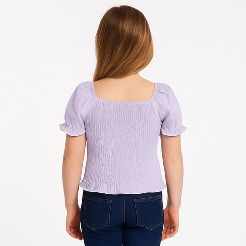 Blusa lila con textura