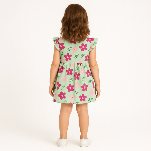 Vestido estampado para niña