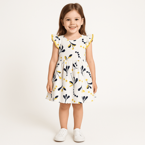 Vestido estampado para niña