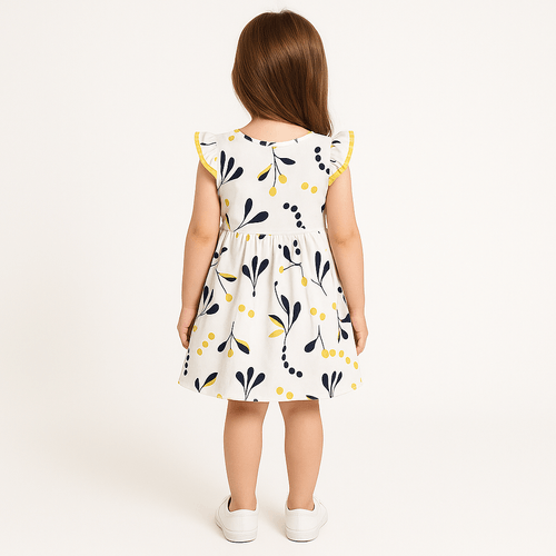 Vestido estampado para niña