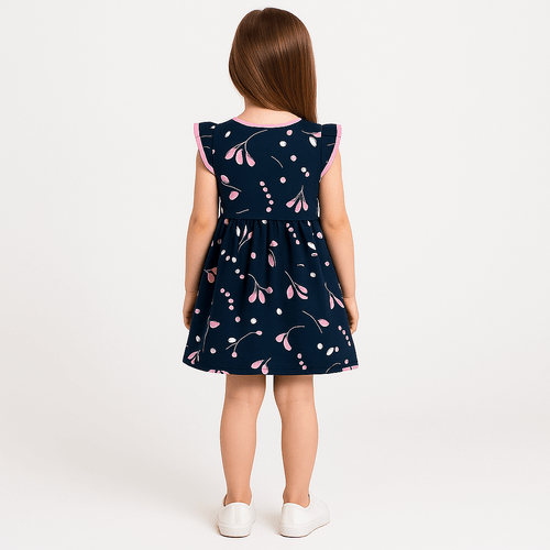 Vestido estampado para niña