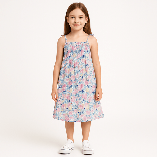 Vestido multicolor para niña