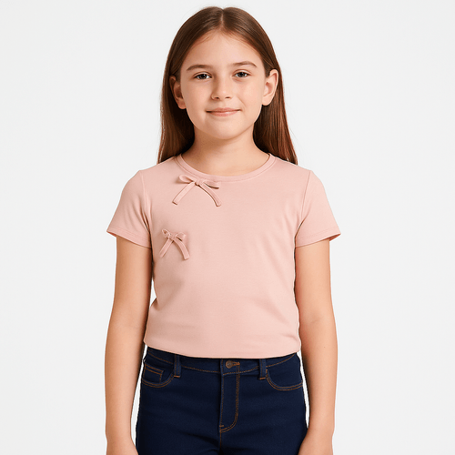Blusa rosa con textura